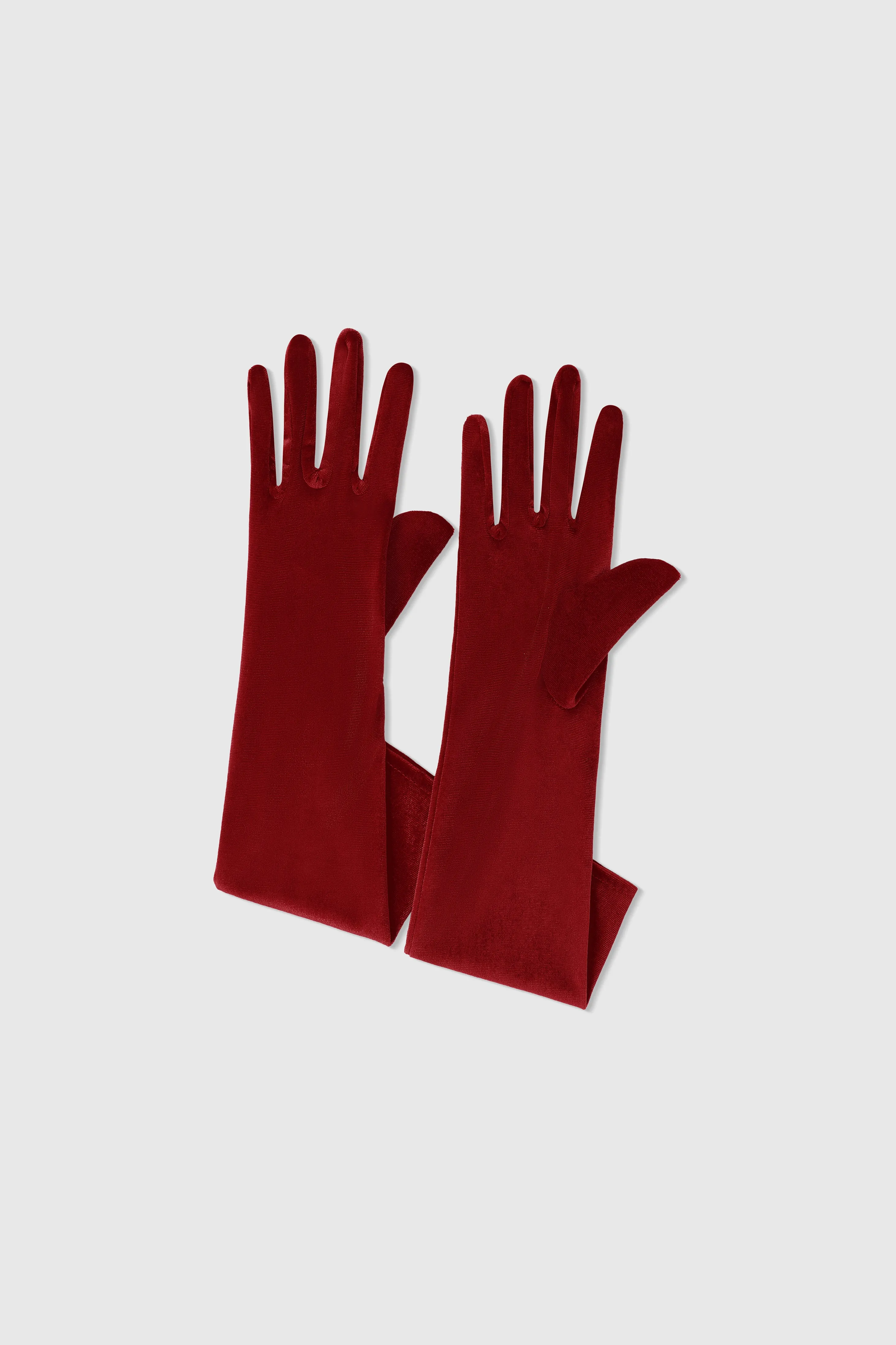 15" Velvet Stretchy Opera Party Gloves
