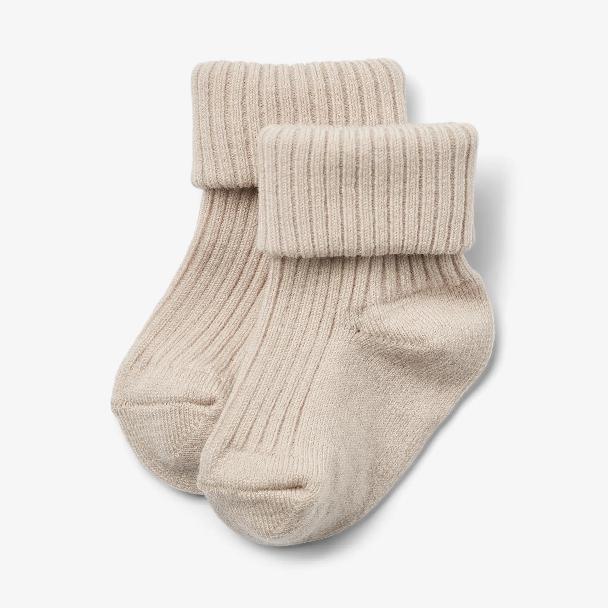 2 pk Wool Rib Socks Ziggy - navy