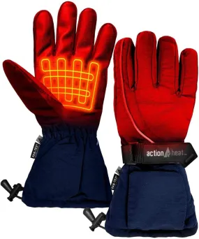 ActionHeat AA Battery Heated Snow Gloves for Women - Electric Heat Gloves w/Weather Resistant Soft Shell, Cozy Fleece
