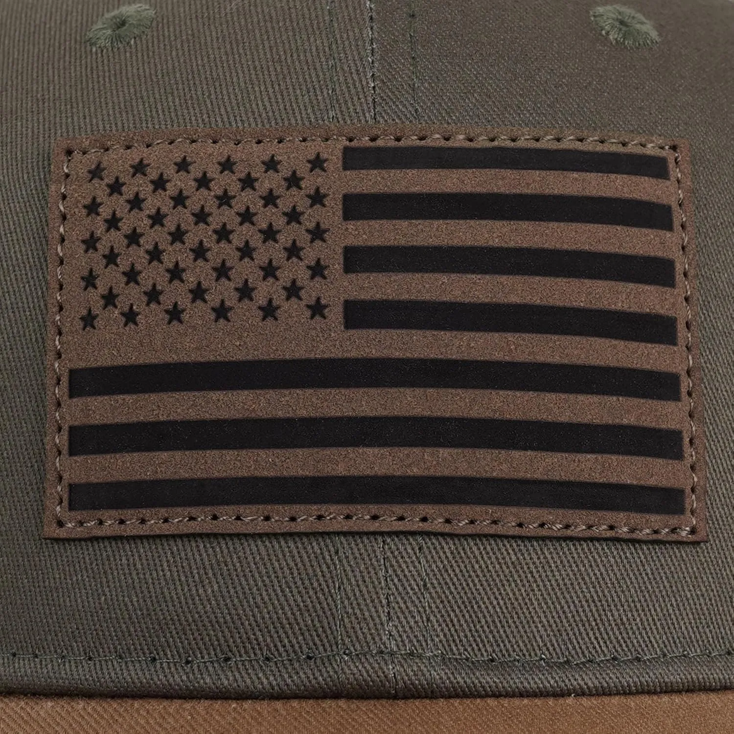 American Flag Trucker Hat - Snapback Hats for Men Women Baseball Cap - Breathable Mesh & Adjustable Fit for Casual Wear