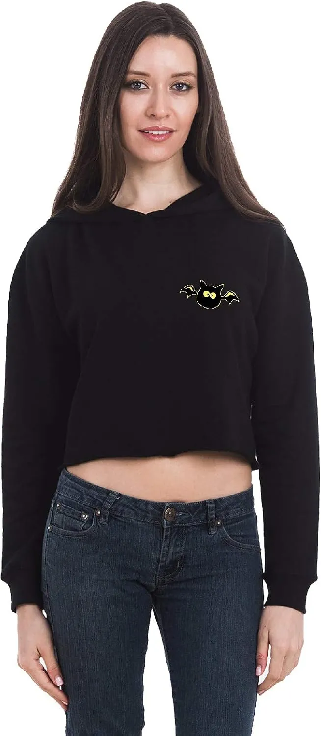 Awkward Styles Crop Hoodie for Womens Crop Top Hoodie Bat Cropped Sweatshirt Tops Womens Bat Hoodie Sweatshirt Fleece Hoodie