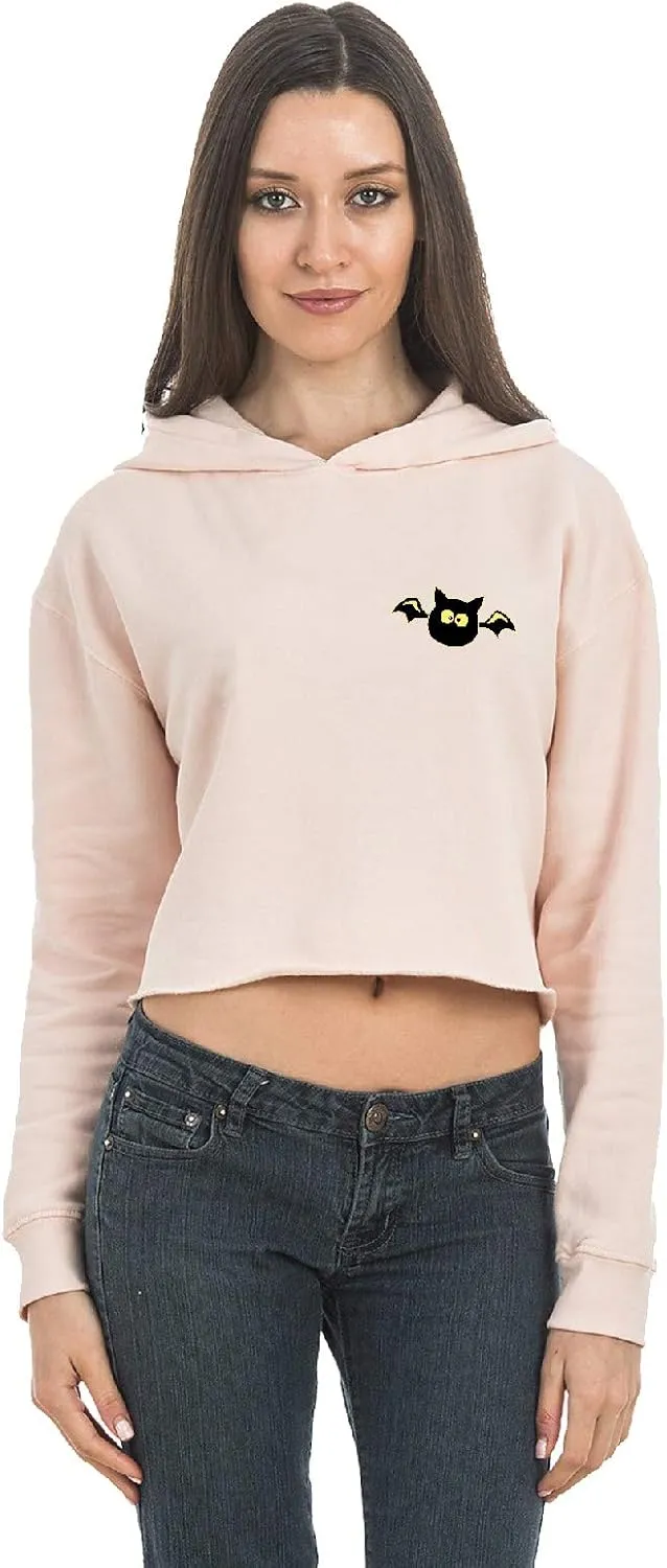 Awkward Styles Crop Hoodie for Womens Crop Top Hoodie Bat Cropped Sweatshirt Tops Womens Bat Hoodie Sweatshirt Fleece Hoodie