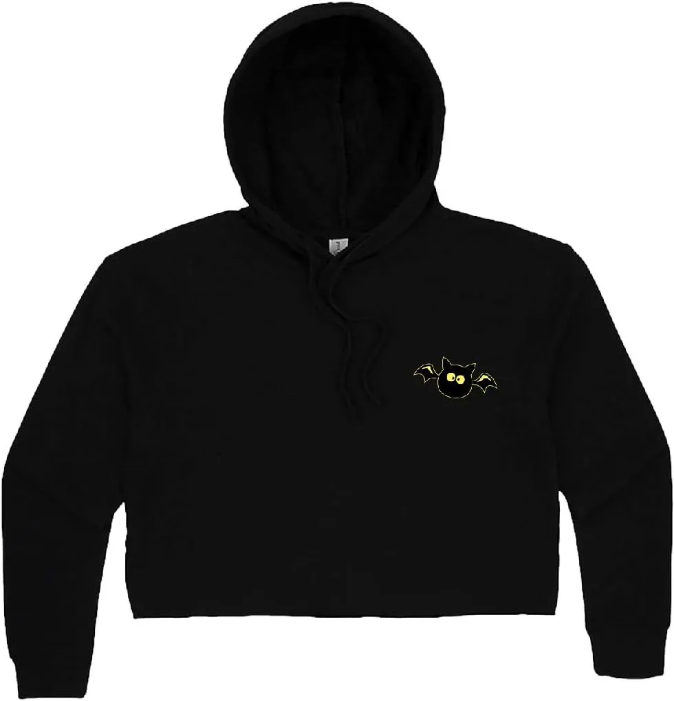 Awkward Styles Crop Hoodie for Womens Crop Top Hoodie Bat Cropped Sweatshirt Tops Womens Bat Hoodie Sweatshirt Fleece Hoodie