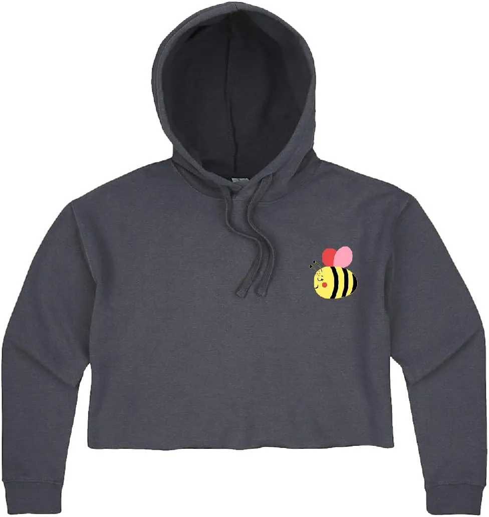 Awkward Styles Crop Hoodie for Womens Crop Top Hoodie Bee Cropped Sweatshirt Tops Womens Bee Hoodie Sweatshirt Fleece Hoodie