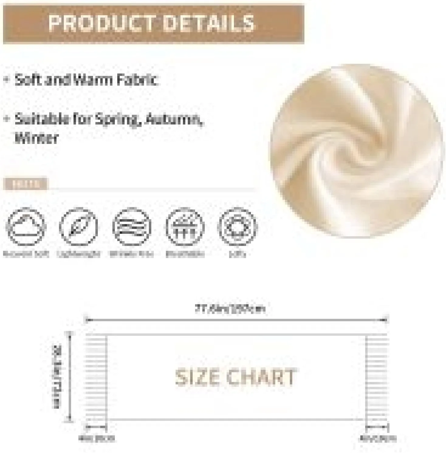 Blanket Scarf For Women, South African Springboks Flag Scarf for Women Warm Winter Cashmere Shawls and