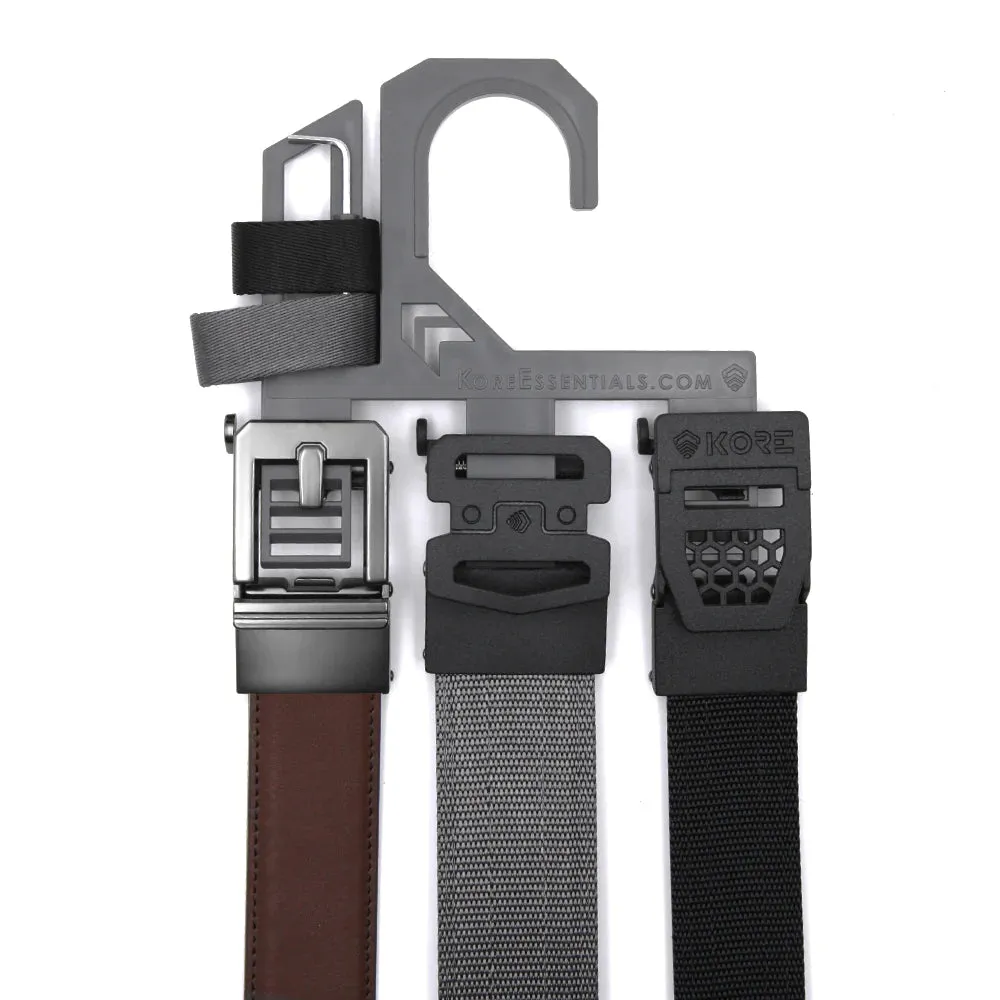 BULL BUCKLE | MOCHA BUFFALO LEATHER GUN BELT