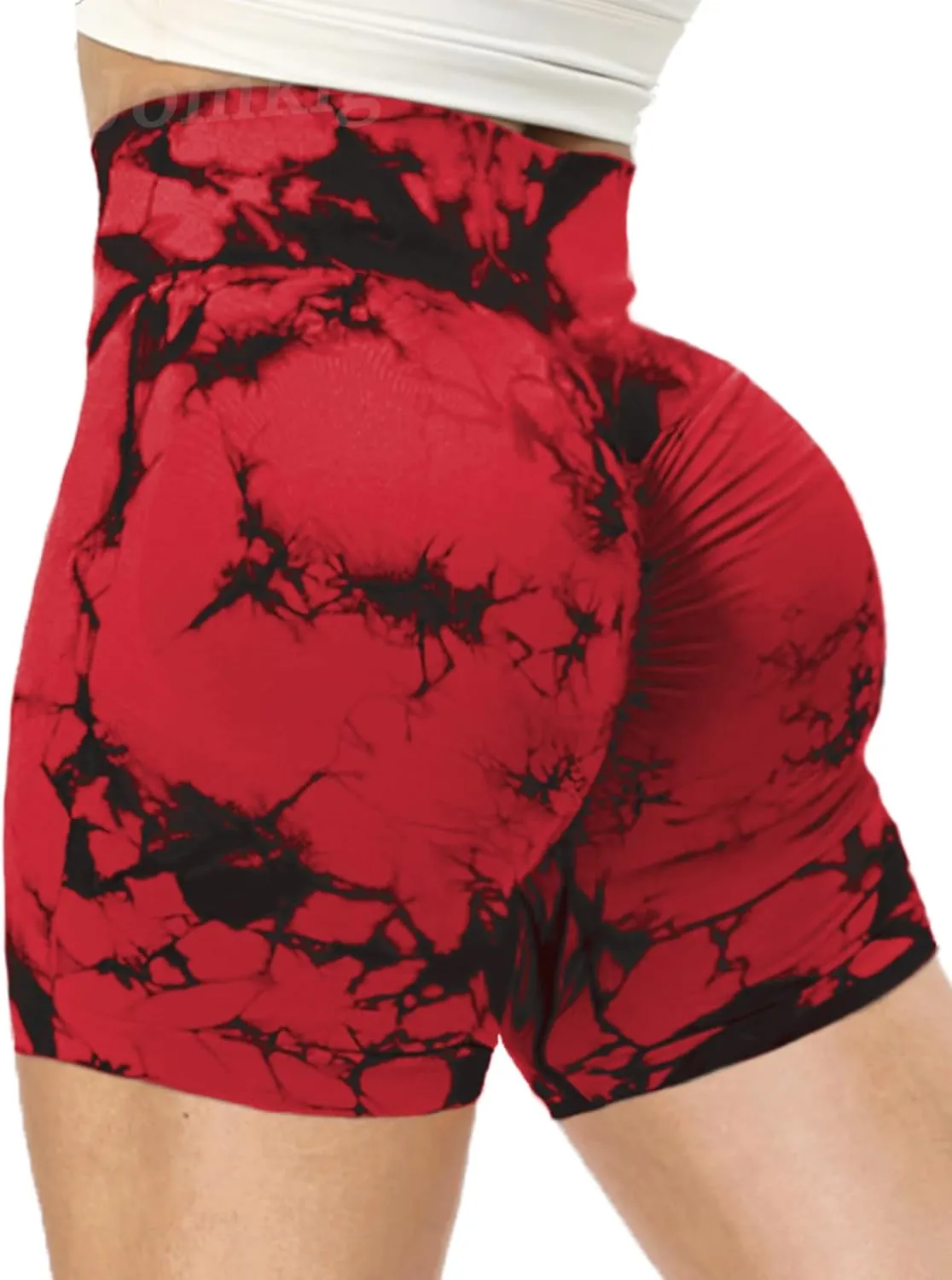 Butt Scrunch Seamless Shorts for Women High Waist Seamless Workout Yoga Gym Running Biker Shorts