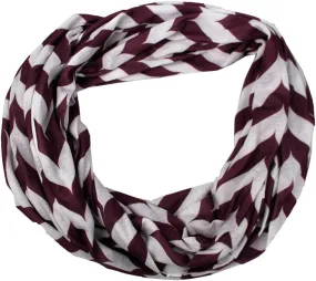 Chevron Hidden Zipper Pocket Scarf - Fashion Scarf for Women - All Seasons