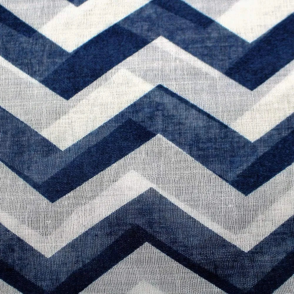 Chevron Hidden Zipper Pocket Scarf - Fashion Scarf for Women - All Seasons