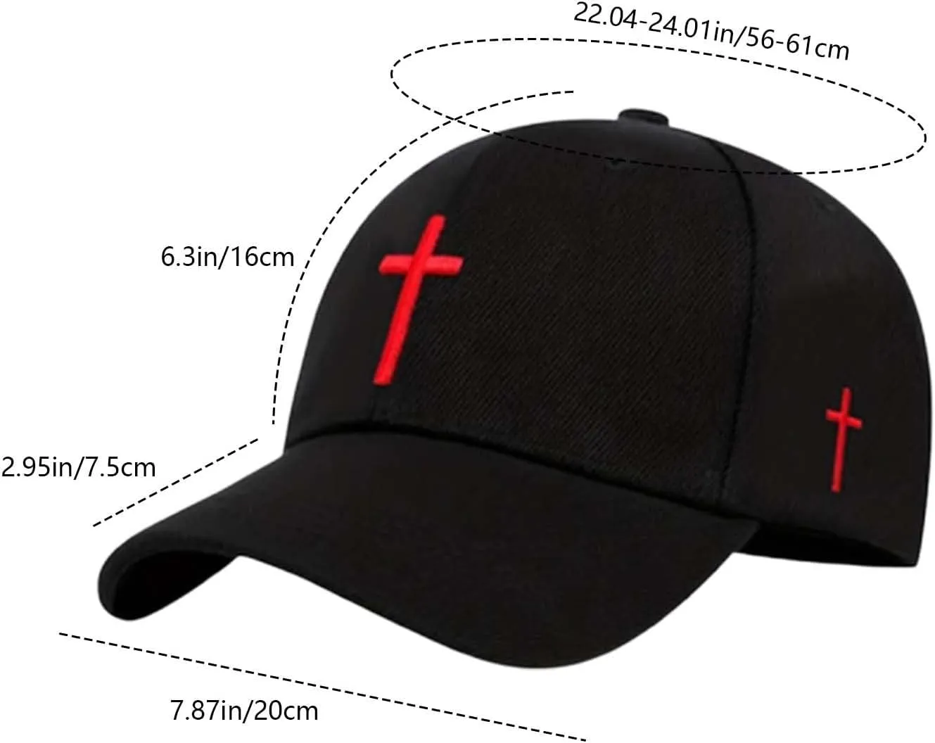Christian Trucker Hats for Women Jesus Religious 2025 Adjustable Hats Faith Washed Distressed Caps Christian Men Gifts