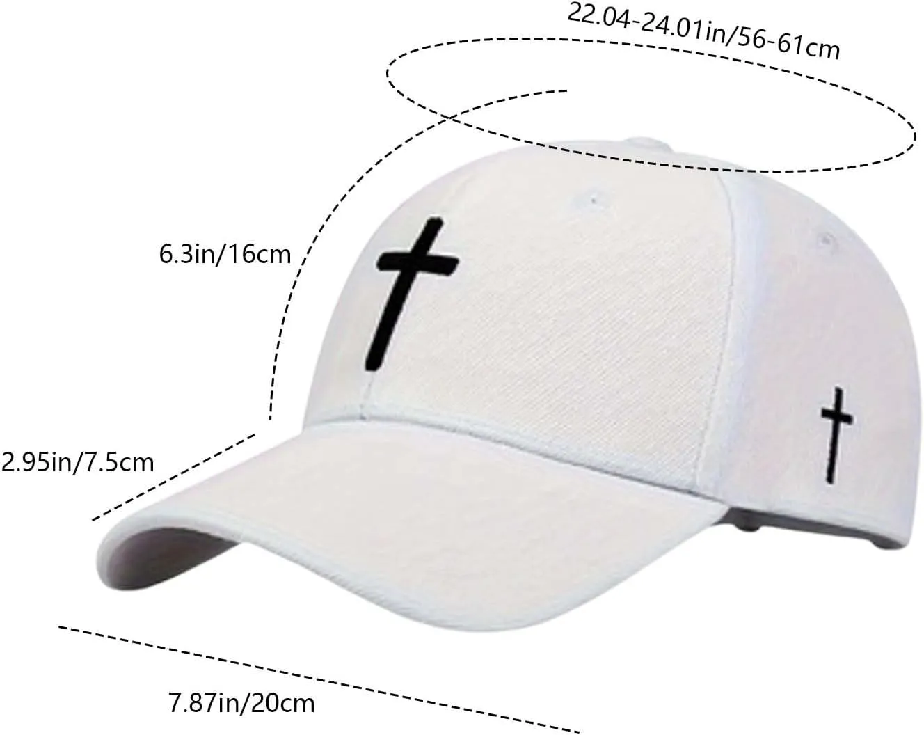 Christian Trucker Hats for Women Jesus Religious 2025 Adjustable Hats Faith Washed Distressed Caps Christian Men Gifts