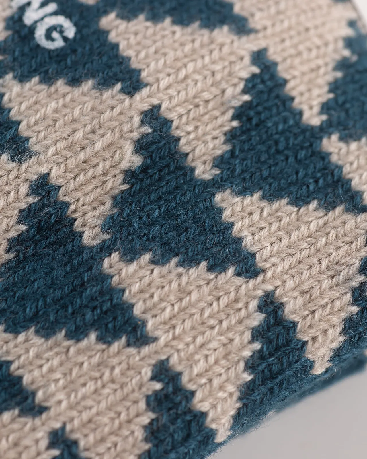 Comfy Room Socks - Sankaku Blue Green/Charcoal