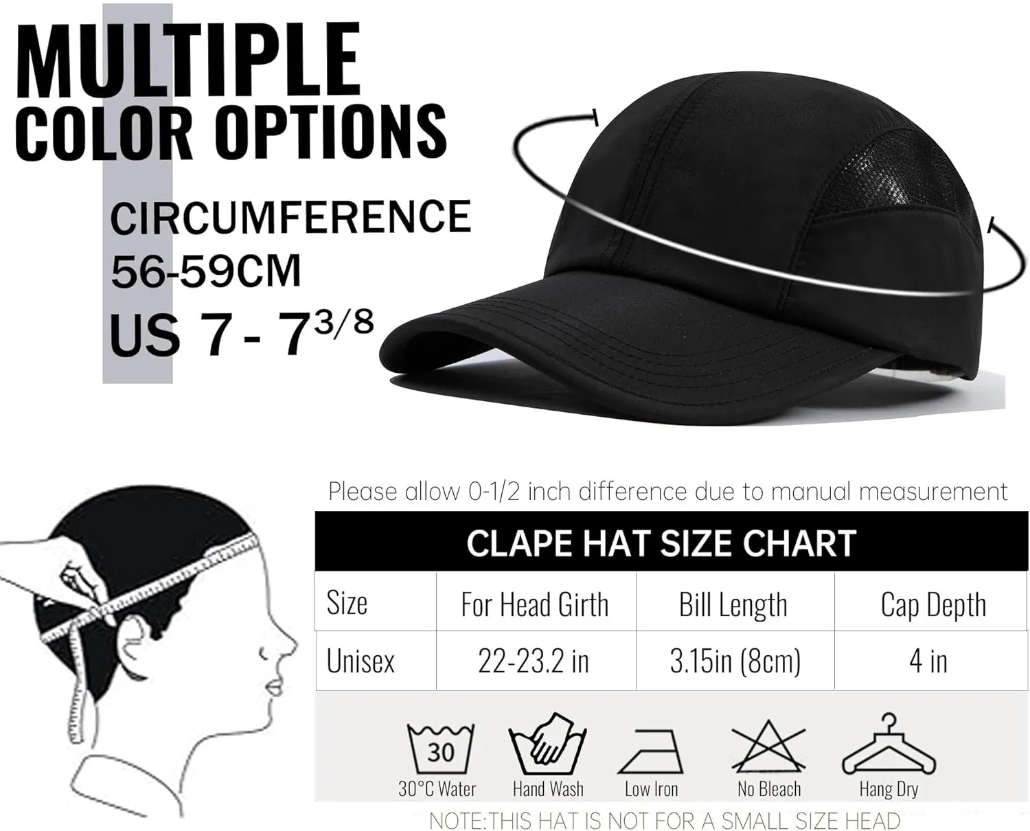 Croogo Mesh Baseball Cap Summer Trucker Hat Dad Hats Lightweight Breathable Sports Sun Hat Casual Golf Running Snapback Caps