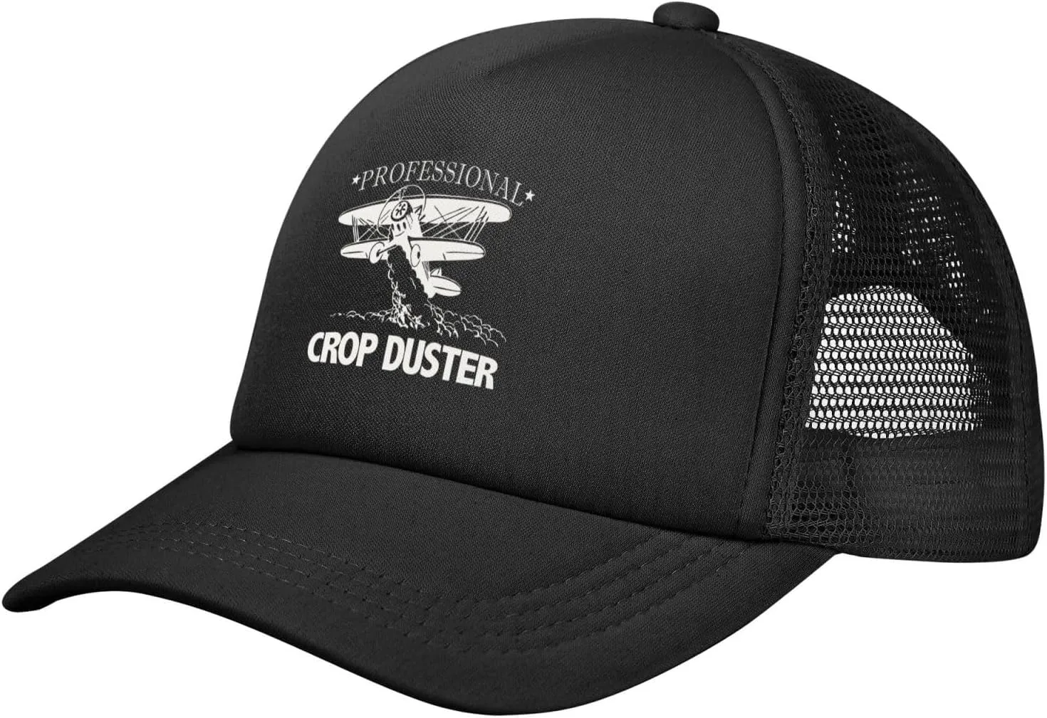 Crop Duster Mesh Baseball Cap Summer Breathable Golf Hat Dad Hats Outdoor Sports