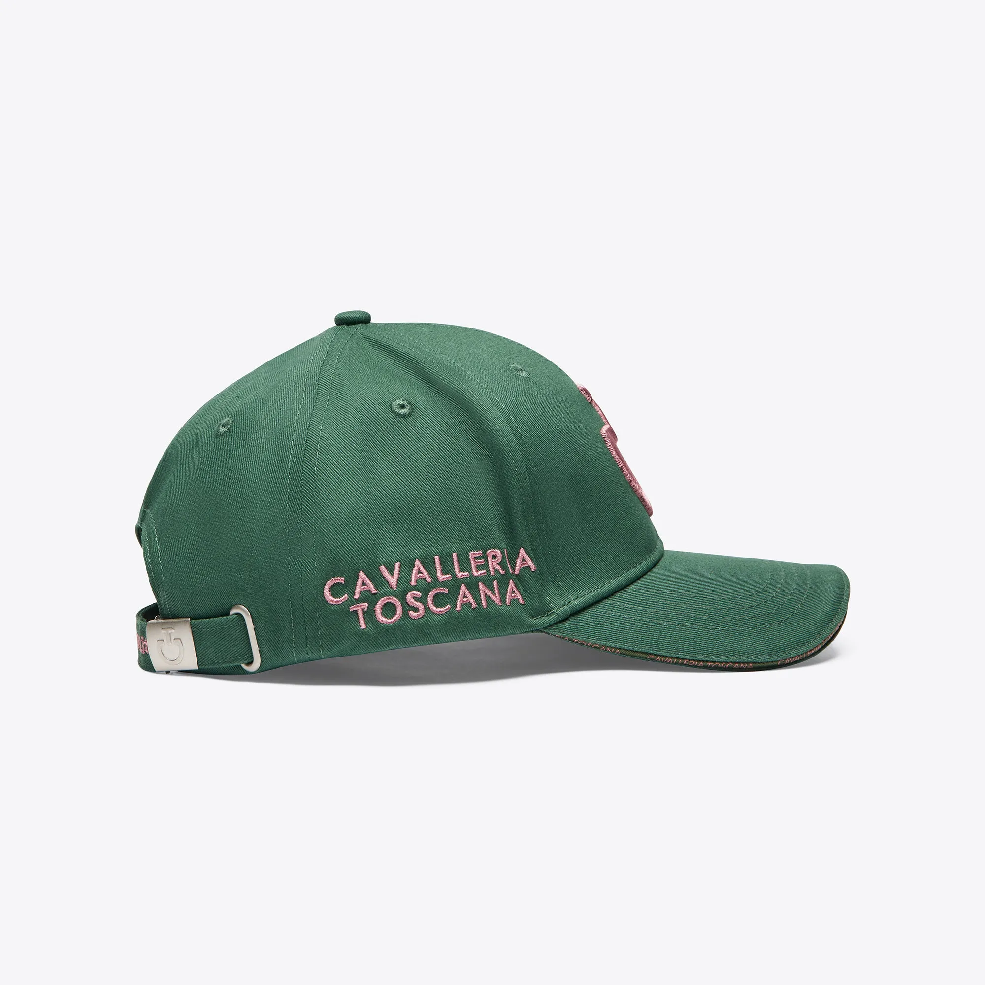 CT Baseball Cap Green/Dusty Pink