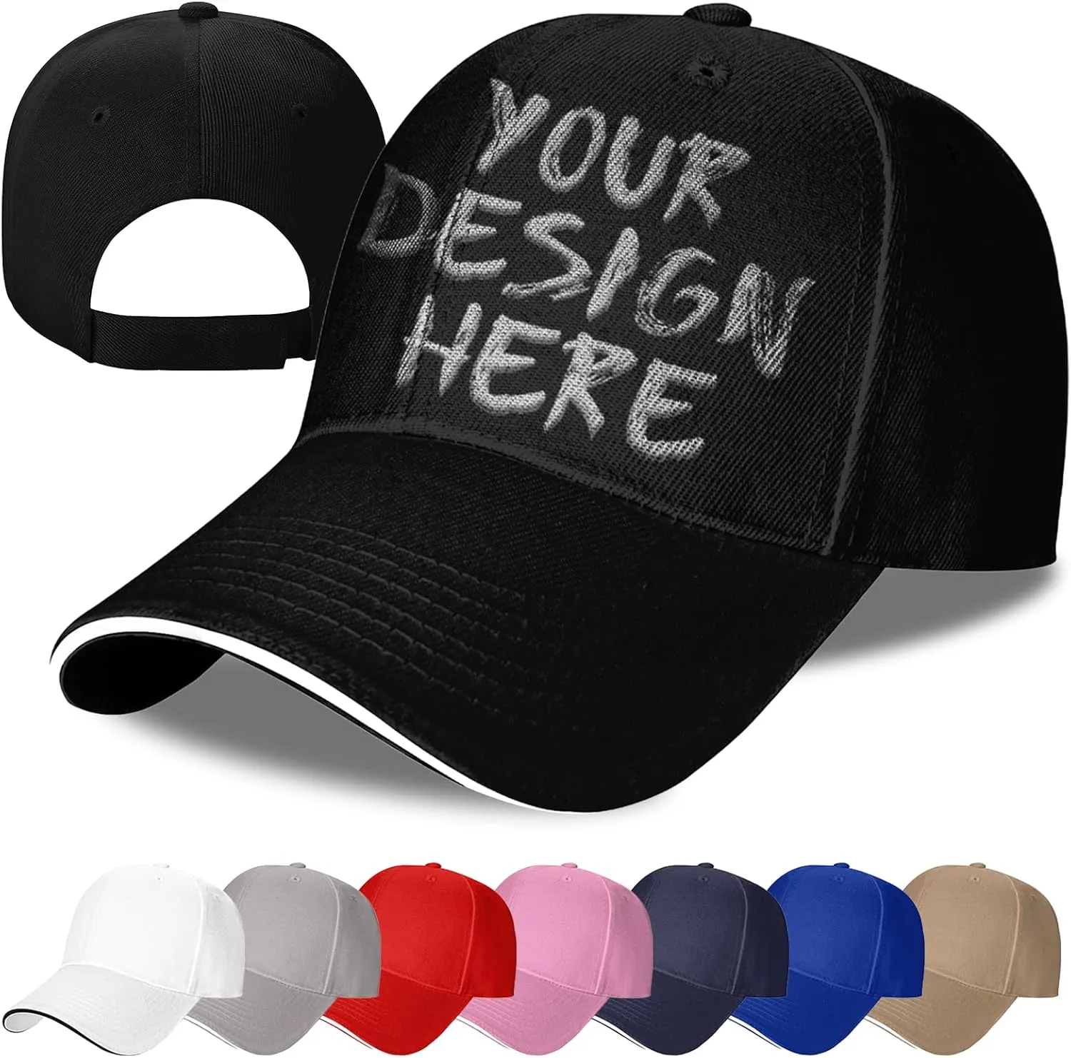 Custom Hats Bulk Custom Hats for Man Woman Personalized Hats Bulk Custom Trucker Hat Custom Hats with Text Photo Logo