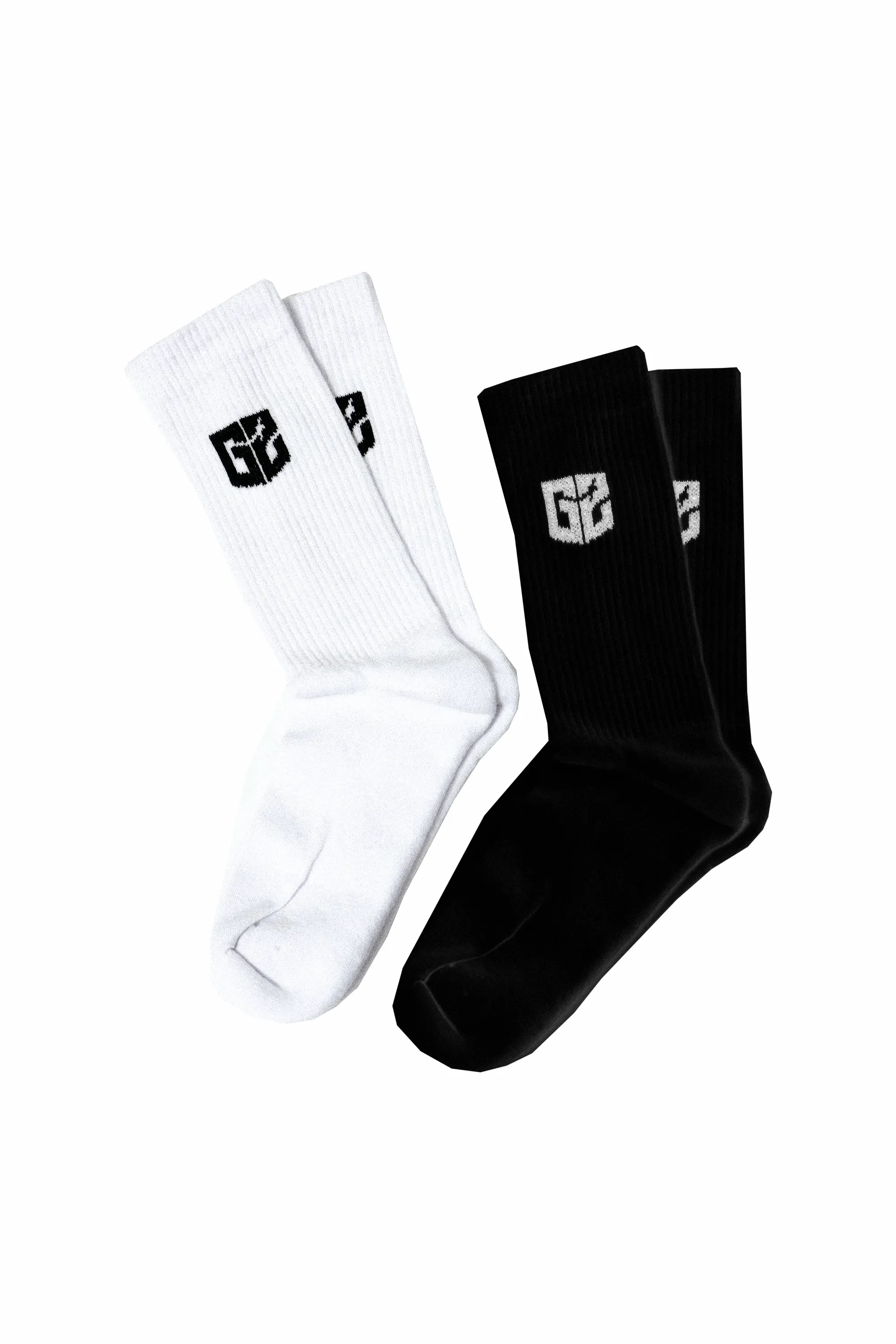 G2 ESSENTIALS - Socks 2 pack - Black / White