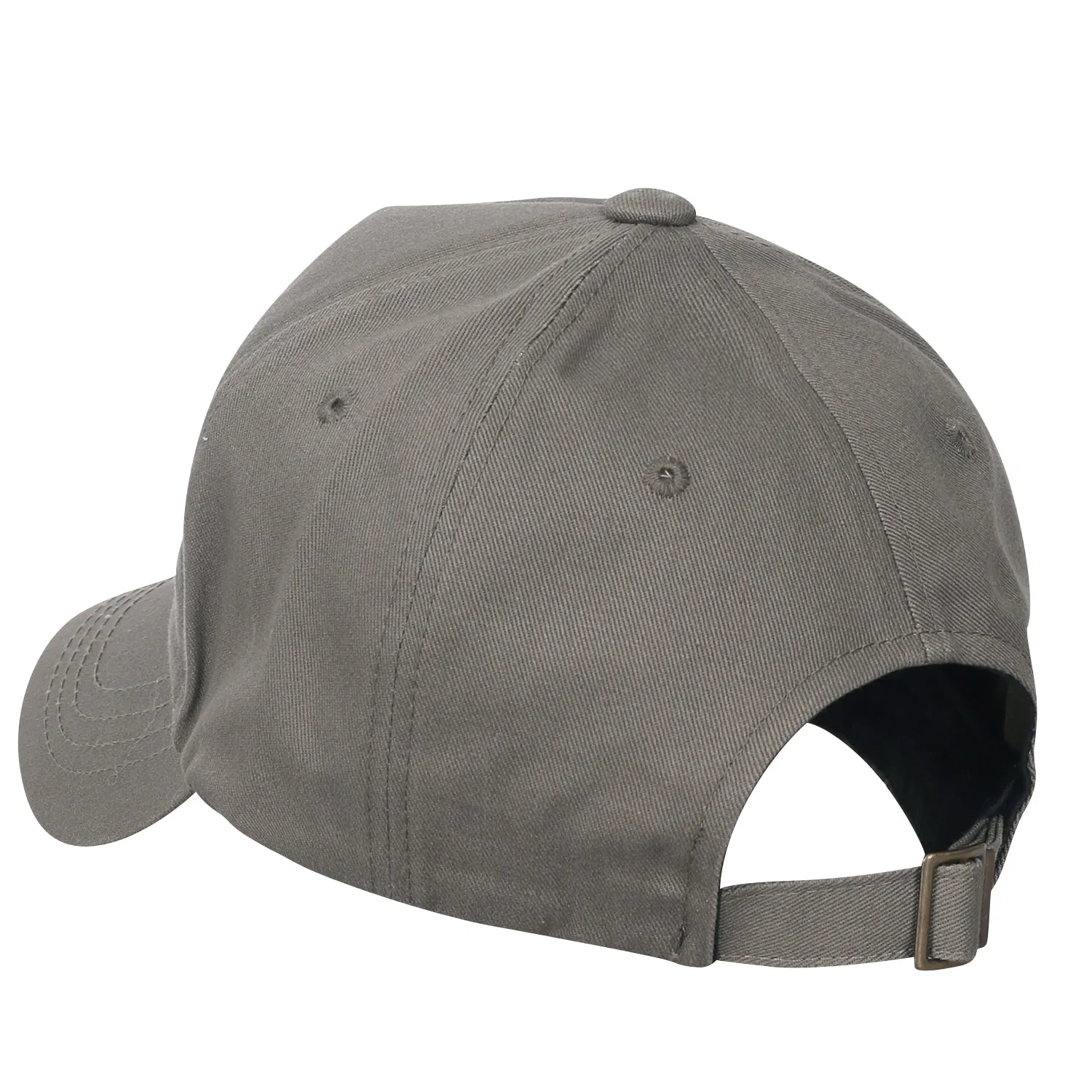 ililily Letter Embroidered Cotton Baseball Cap Strap Back Trucker Hat
