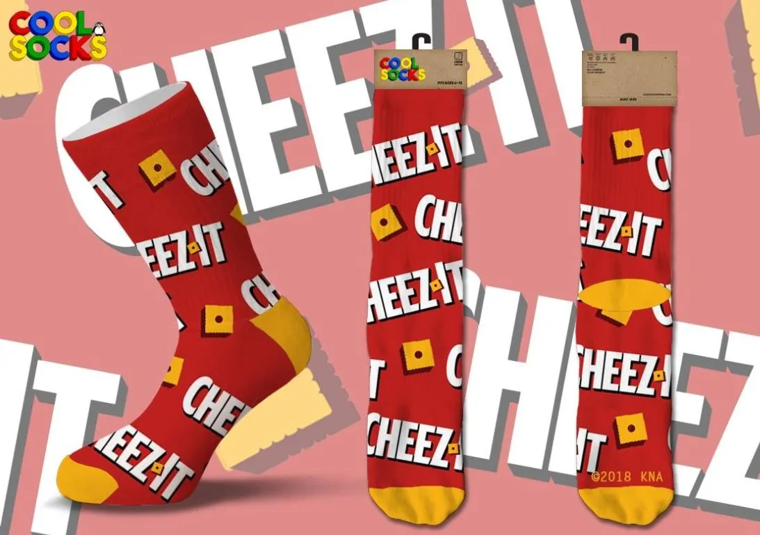 Keep it Cheezy Crew Sock