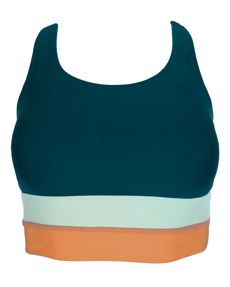 Laguna Cut Back Crop Bikini Set