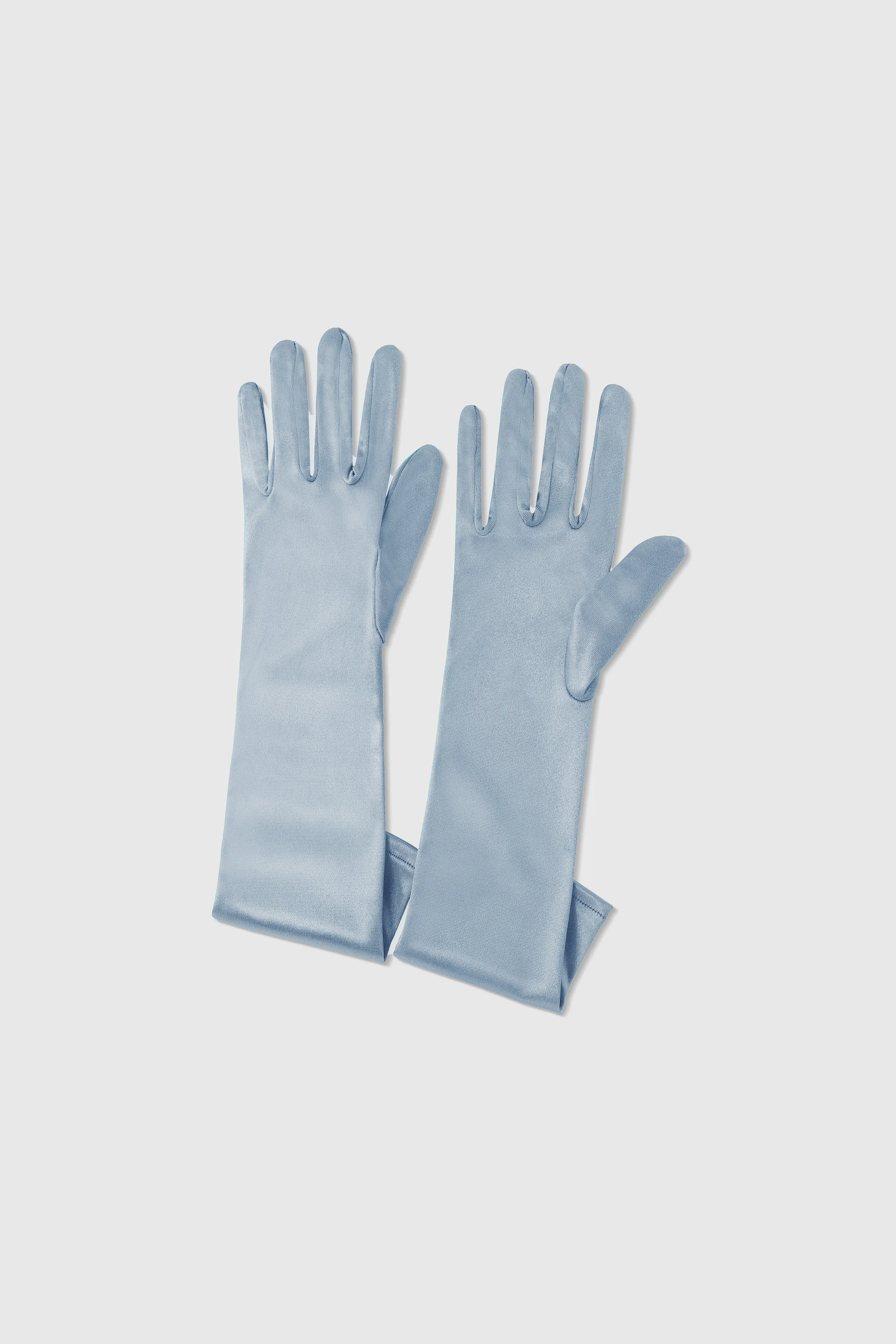 Long Satin Stretchy Flapper Gloves