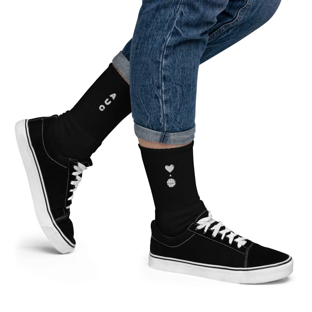 Love   Ball - Embroidered Socks