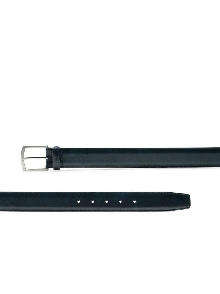 Magnanni Tanner Belt in Navy