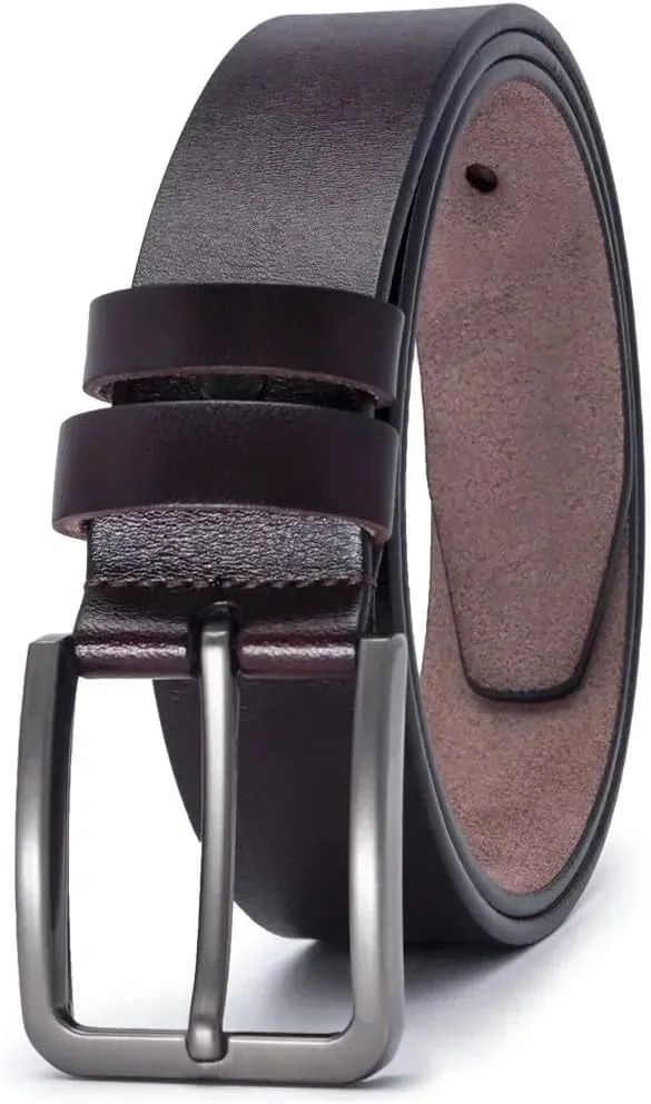 Men Belt Genuine Leather Alloy Metal Pin Buckle Jeans Casual Belts Business Cowboy Jean Pants Male Fashion