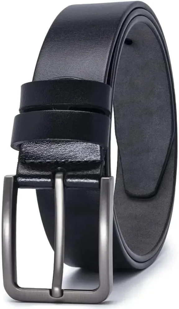 Men Belt Genuine Leather Alloy Metal Pin Buckle Jeans Casual Belts Business Cowboy Jean Pants Male Fashion