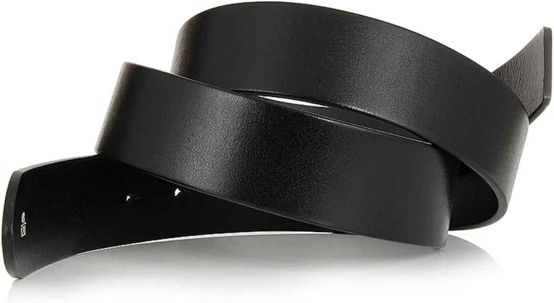 Men Cowhide Belt Strap 3.3CM 3.8Cm Round Hole Belt No Buckle Genuine Leather Belts Without Buckle