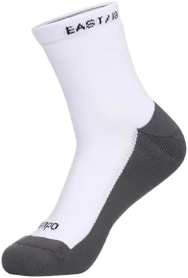 Men’s High Ankle Athletic Socks - Cushioned, Breathable Cotton Socks for Running, Hiking, and Sports, Comfortable Performance Fit, 2 Pairs
