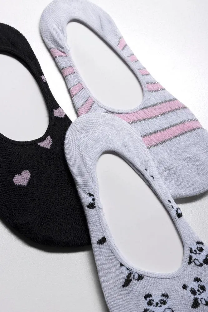 Og 3Pack Secret Socks Panda