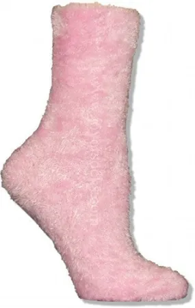 Pink Soft And Fuzzy Socks (Women's)