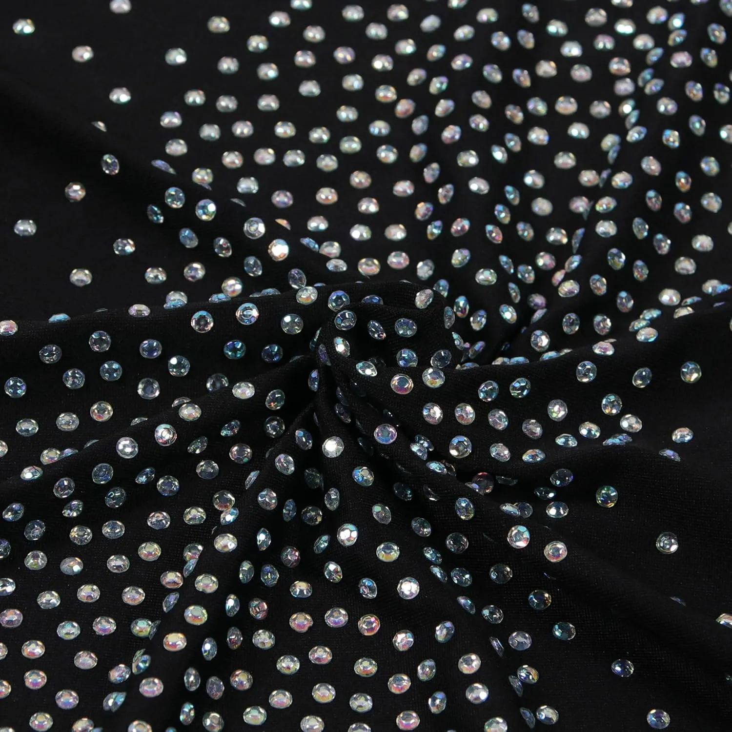 PORRCEY Women Sexy Elegant Rhinestone Mesh See Through Evening Dresses Party Club Night Clubwear