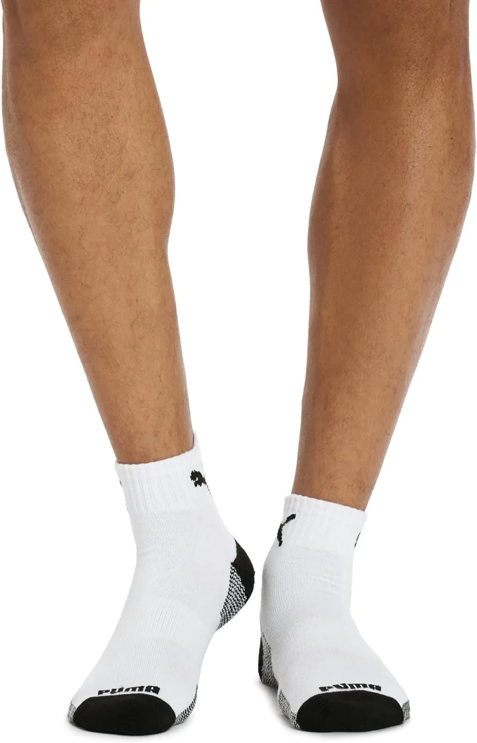 PUMA Men's 6 Pack Quarter Crew Socks