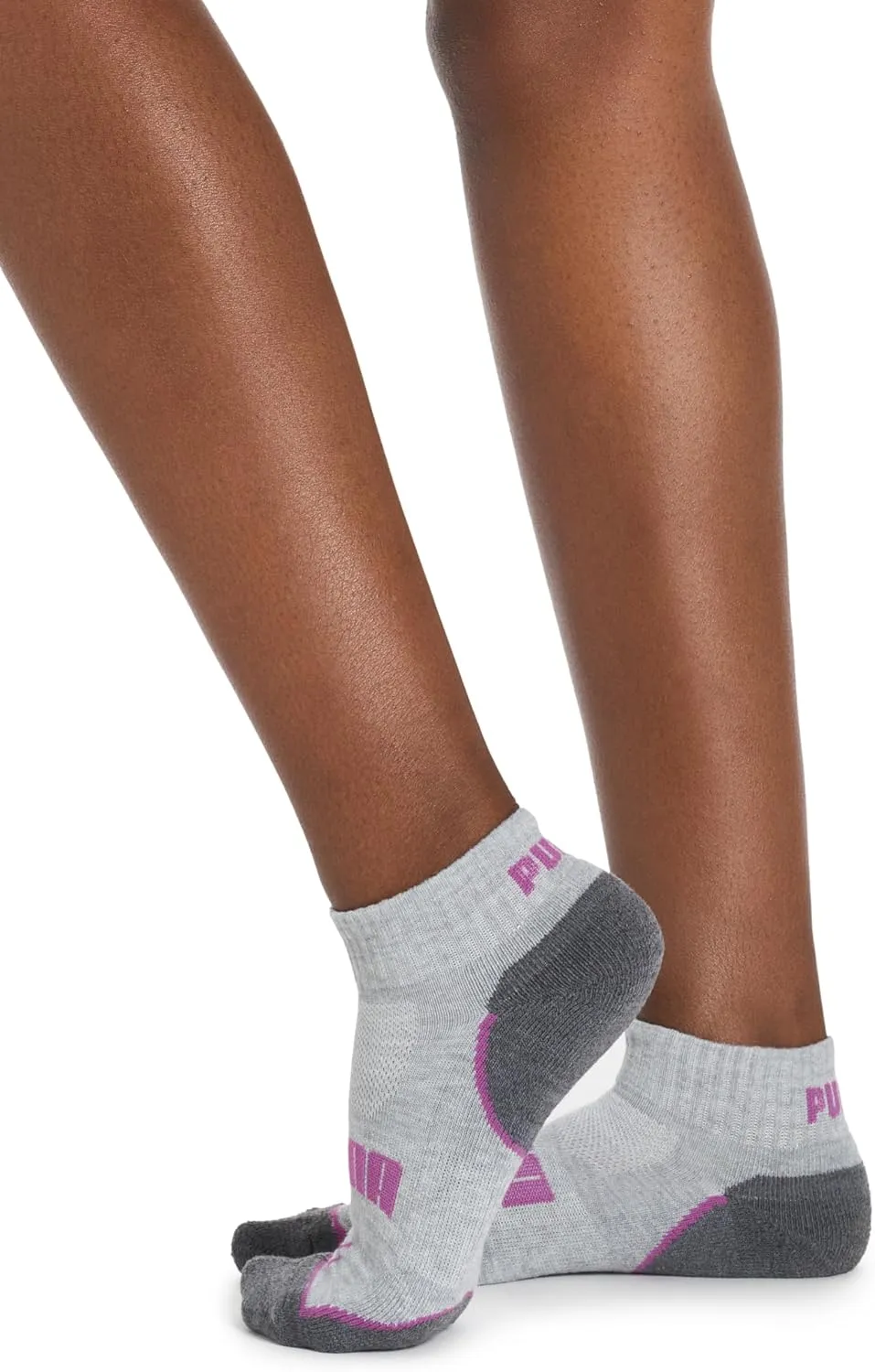 PUMA Women's 6 Pack Quarter Crew Socks