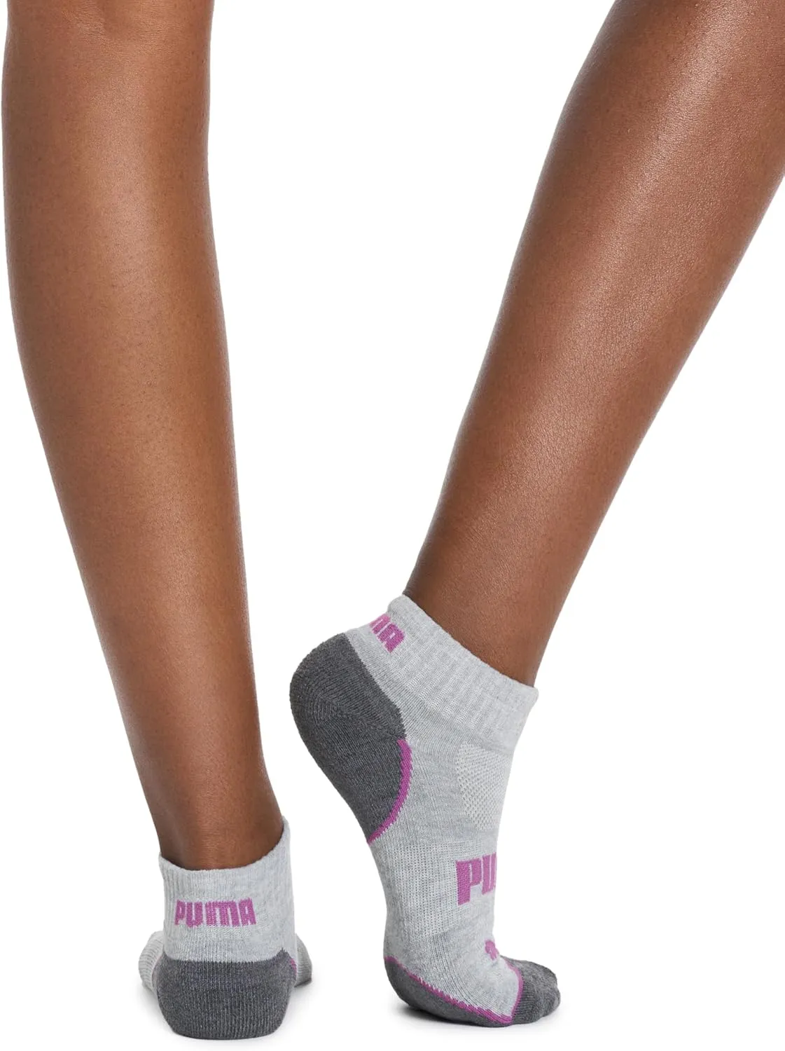 PUMA Women's 6 Pack Quarter Crew Socks