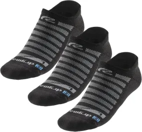 R-Gear Drymax No Show Running Socks For Men and Women | Breathable, Moisture Control & Anti Blister | 3 Pack
