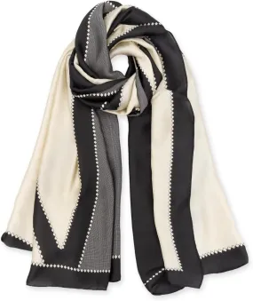 vimate 100% Large Silk Feeling Scarf-Women's Fashion Long Mulberry Silk Satin Neck Scarf Sunscreen Shawl Wrap Headscarf