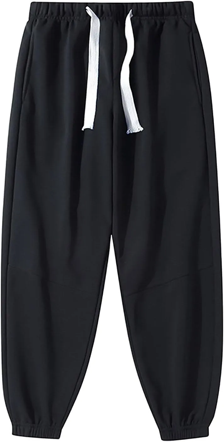 Womens Warm Sherpa Lined Sweatpants Cinch Bottom Athletic Jogger Casul Baggy Fleece Pants